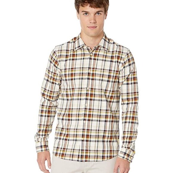 Scotch & Soda Regular Fit Long Sleeve Shirt in Wor - Picture 1 of 1